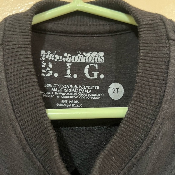 The Notorious B.I.G. Kids Black Sweatshirt - Picture 2 of 3